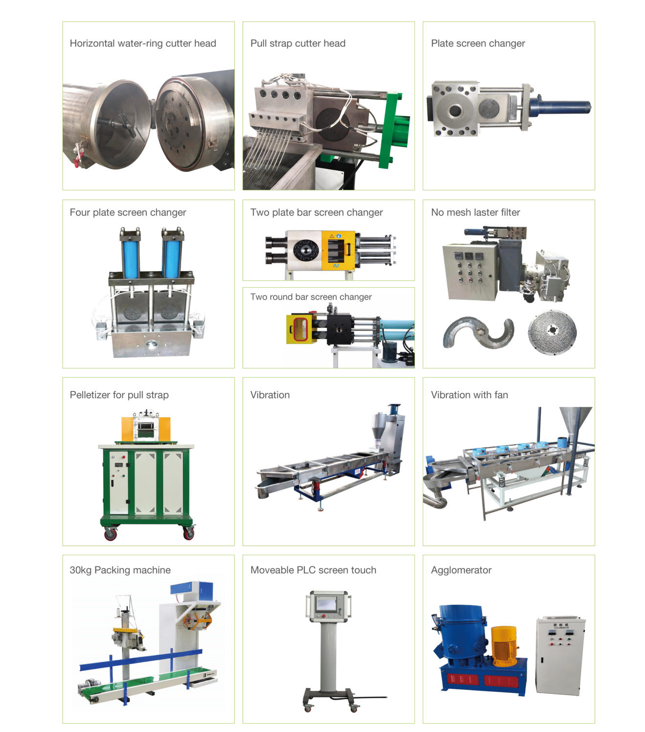 Equipos auxiliares de extrusión 2