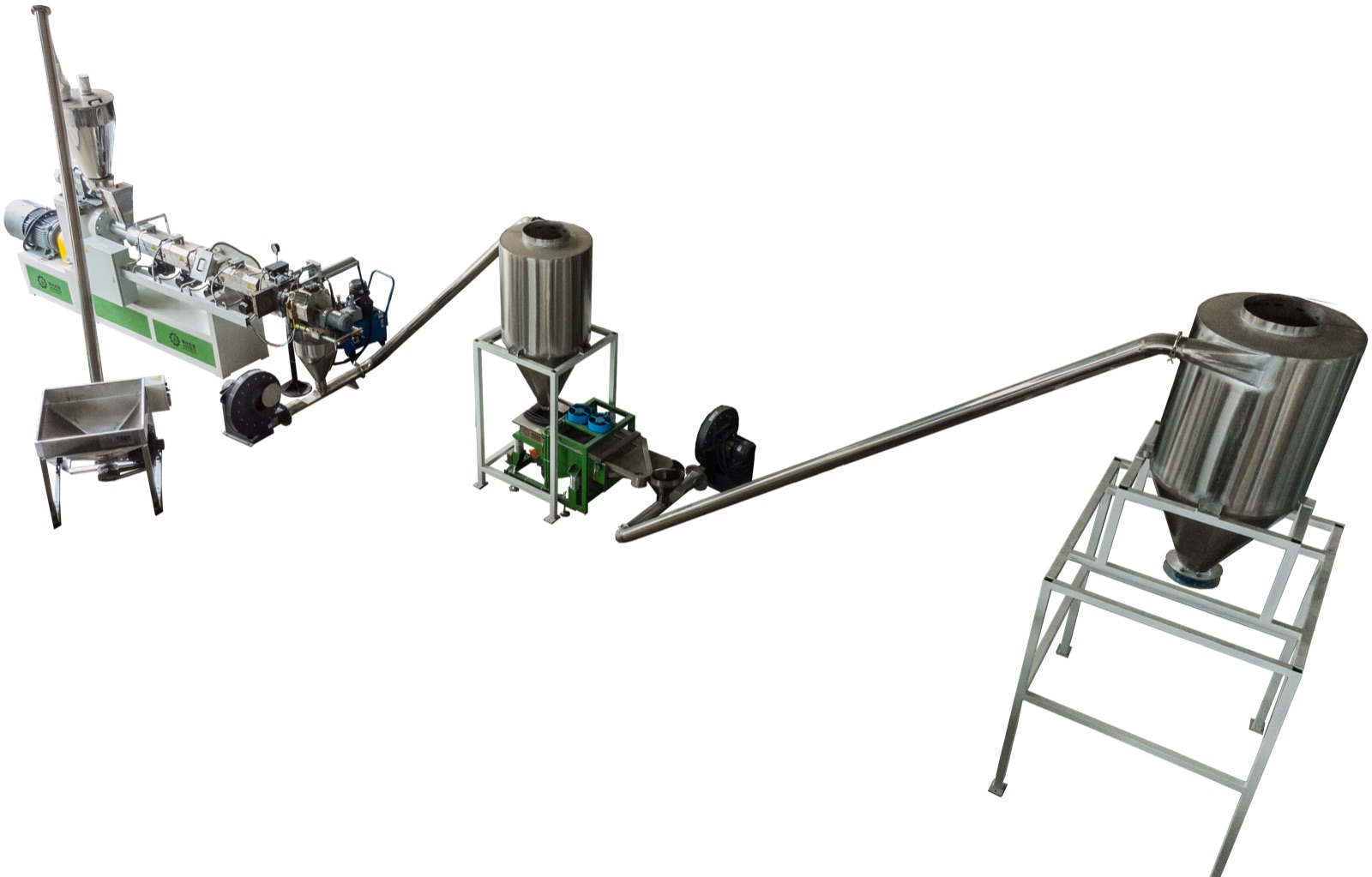 EVA PVC Twin Screw Granulation Machine with Wind Cooling