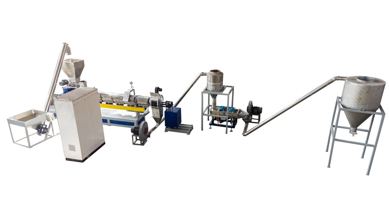 EVA PVC Twin Screw Granulation Machine with Wind Cooling 2