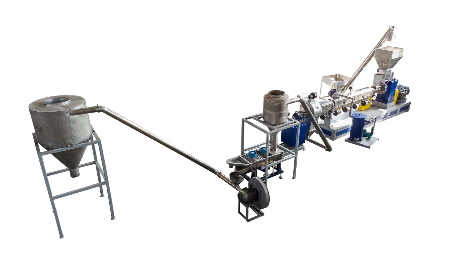 EVA PVC Twin Screw Granulation Machine with Wind Cooling 3