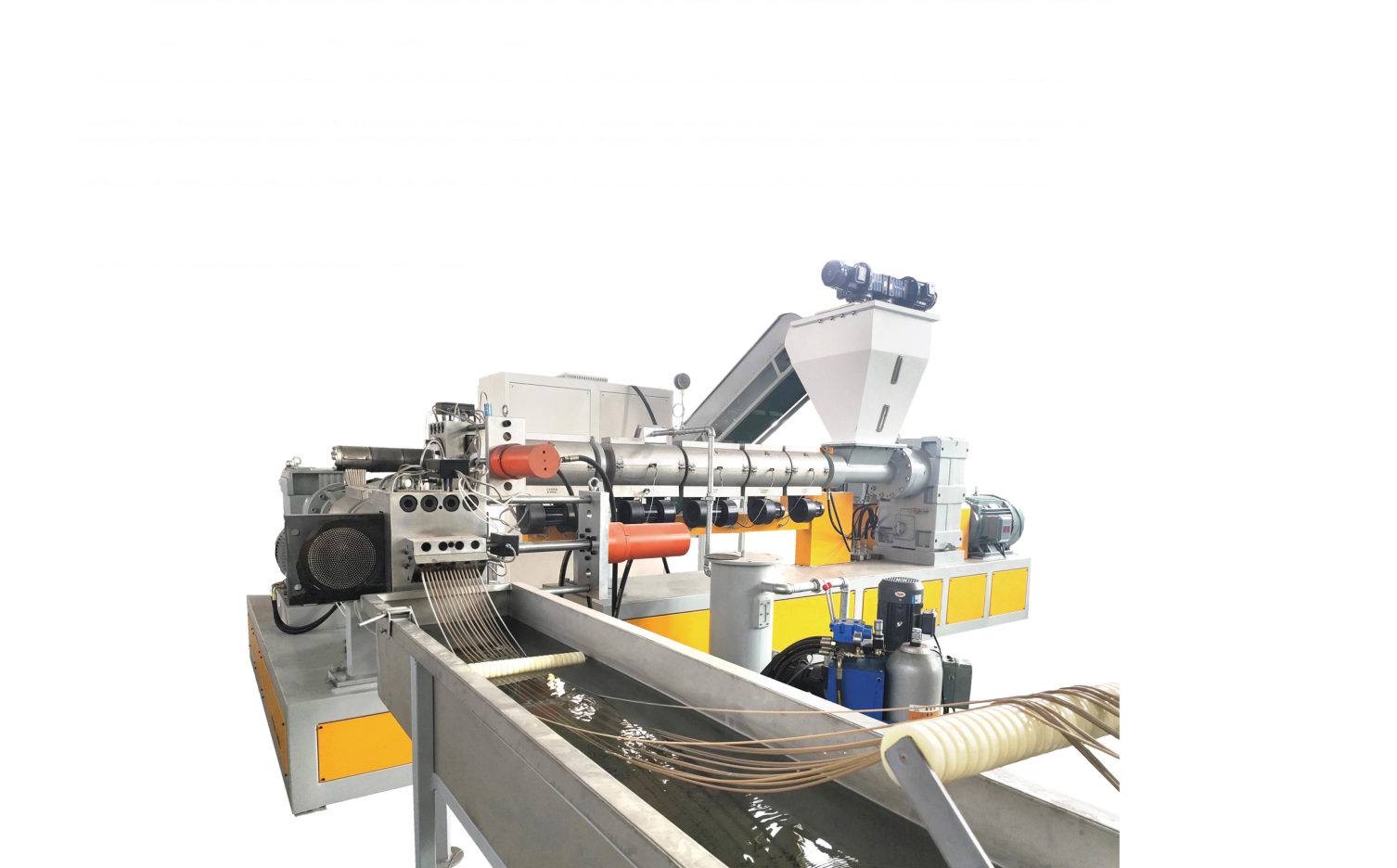 Single Screw Pelletizer with Force Press Feeder