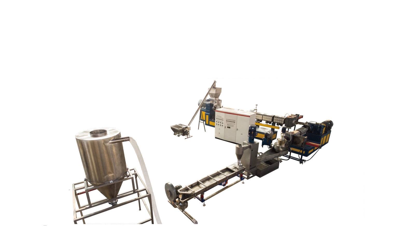 HDPE LDPE PP EVA ABS PC Vertical Water-Ring Granulation Line