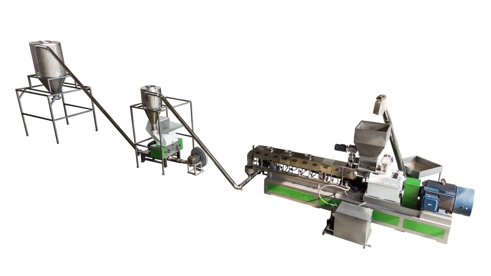WPC Wooden & Plastic Compounding Extrusion Granulation Machine 2